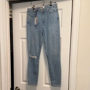 Paige NWT Hoxton Crop jeans size 28